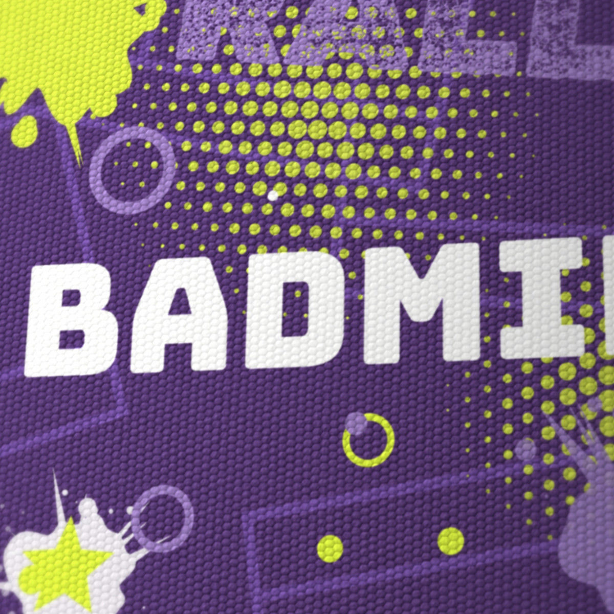 Purple Badminton Smash lampshade - 20cm x 18.5cm Ceiling - photo 6