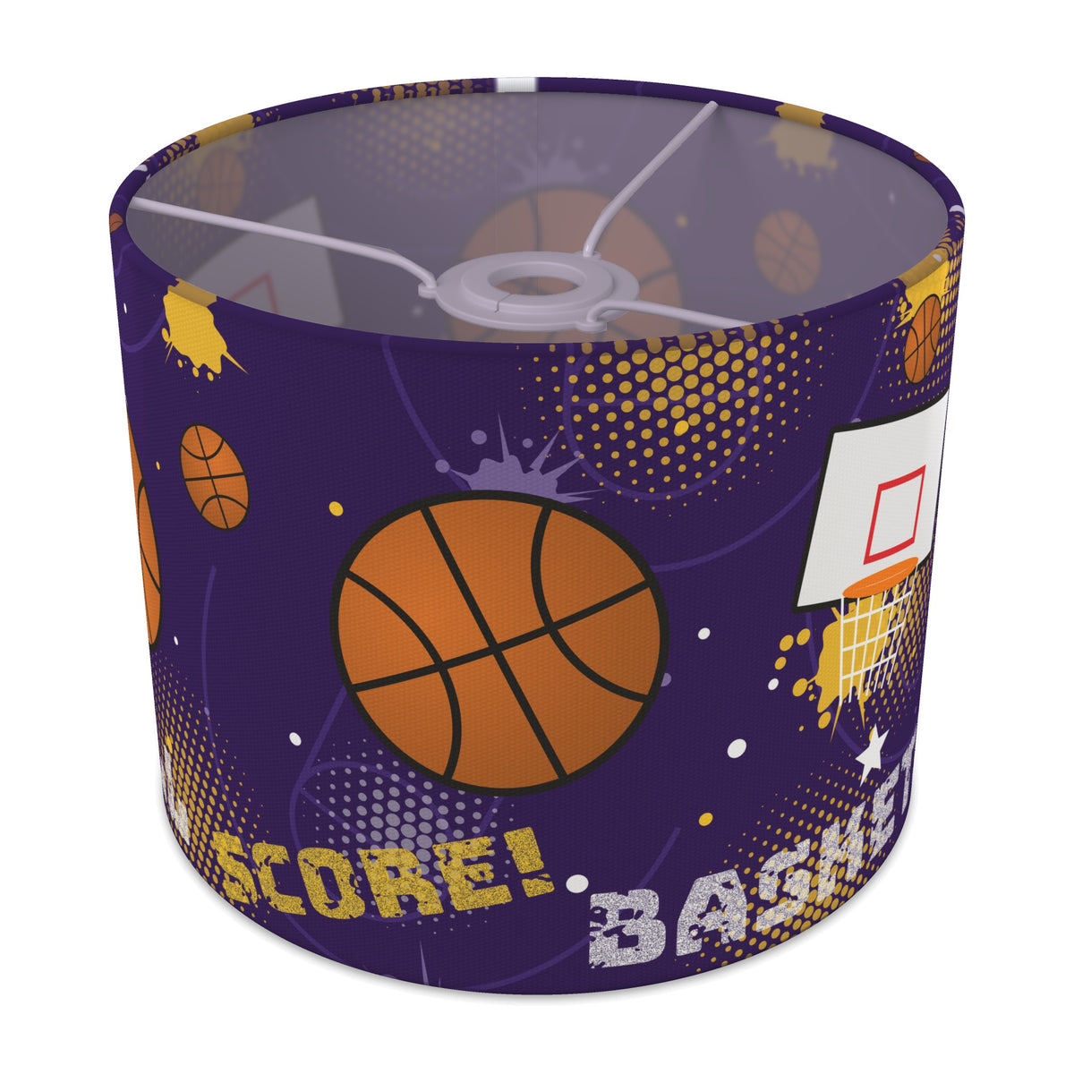 Purple Slam Dunk lampshade - 25cm x 20cm Ceiling