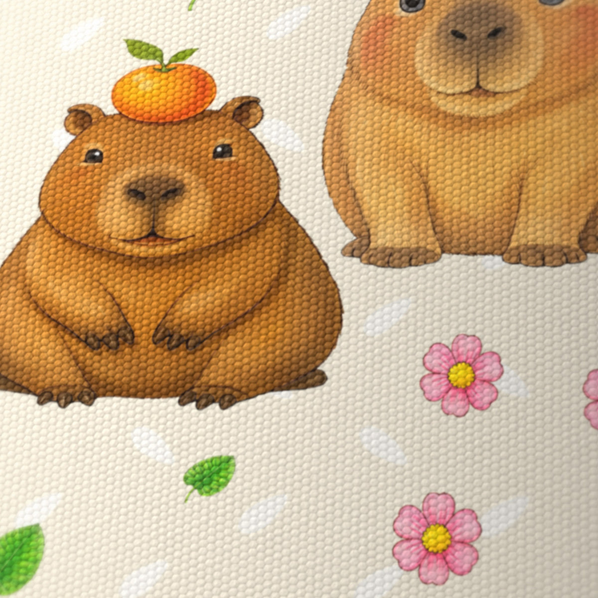 Cream Capybara Chill lampshade - 20cm x 18.5cm Ceiling - photo 6