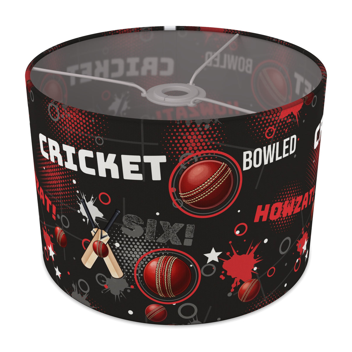 Black Cricket Crazy lampshade - 30cm x 21cm Ceiling