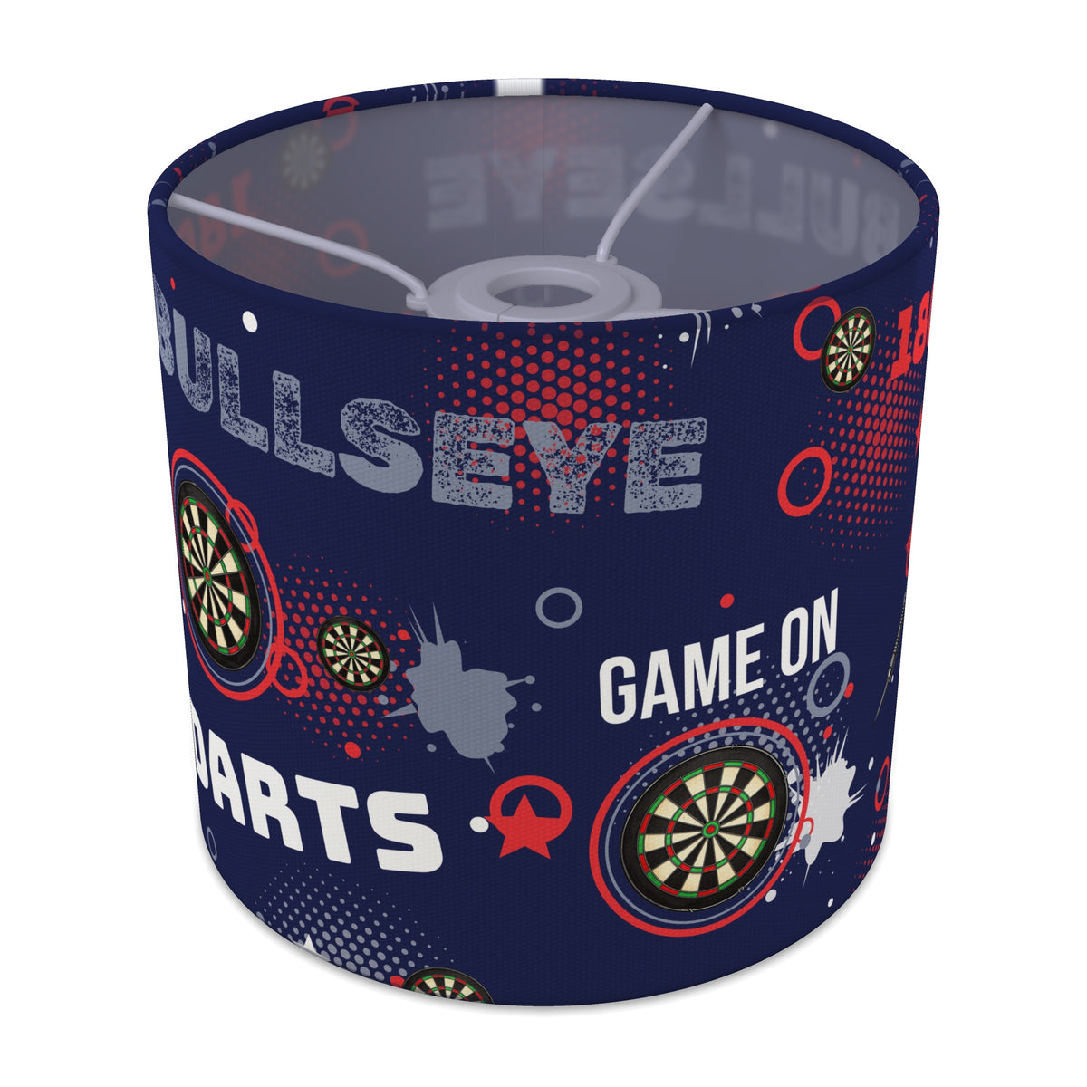 Navy Darts Night lampshade - 20cm x 18.5cm Ceiling - main photo