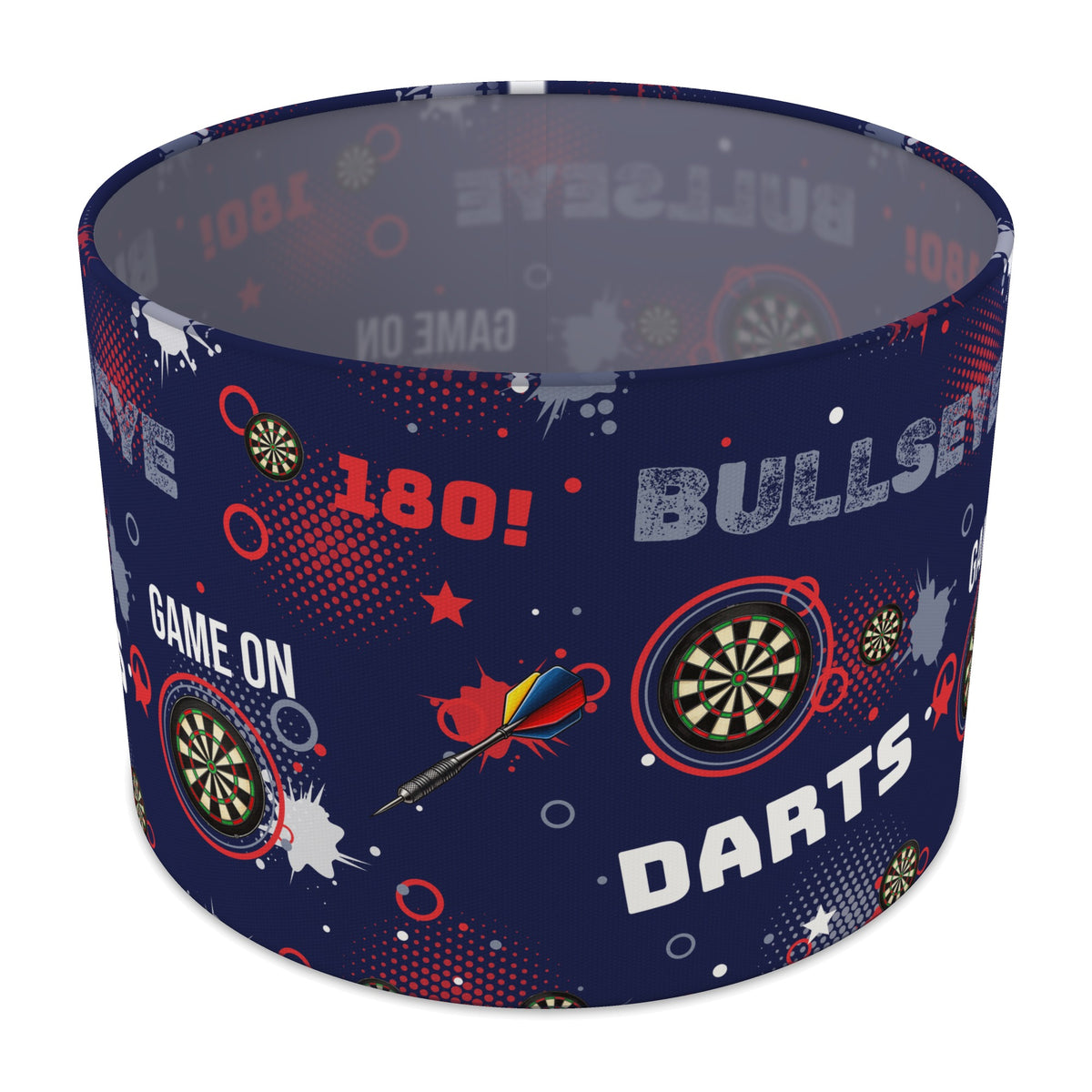 Navy Darts Night lampshade - 30cm x 21cm Table