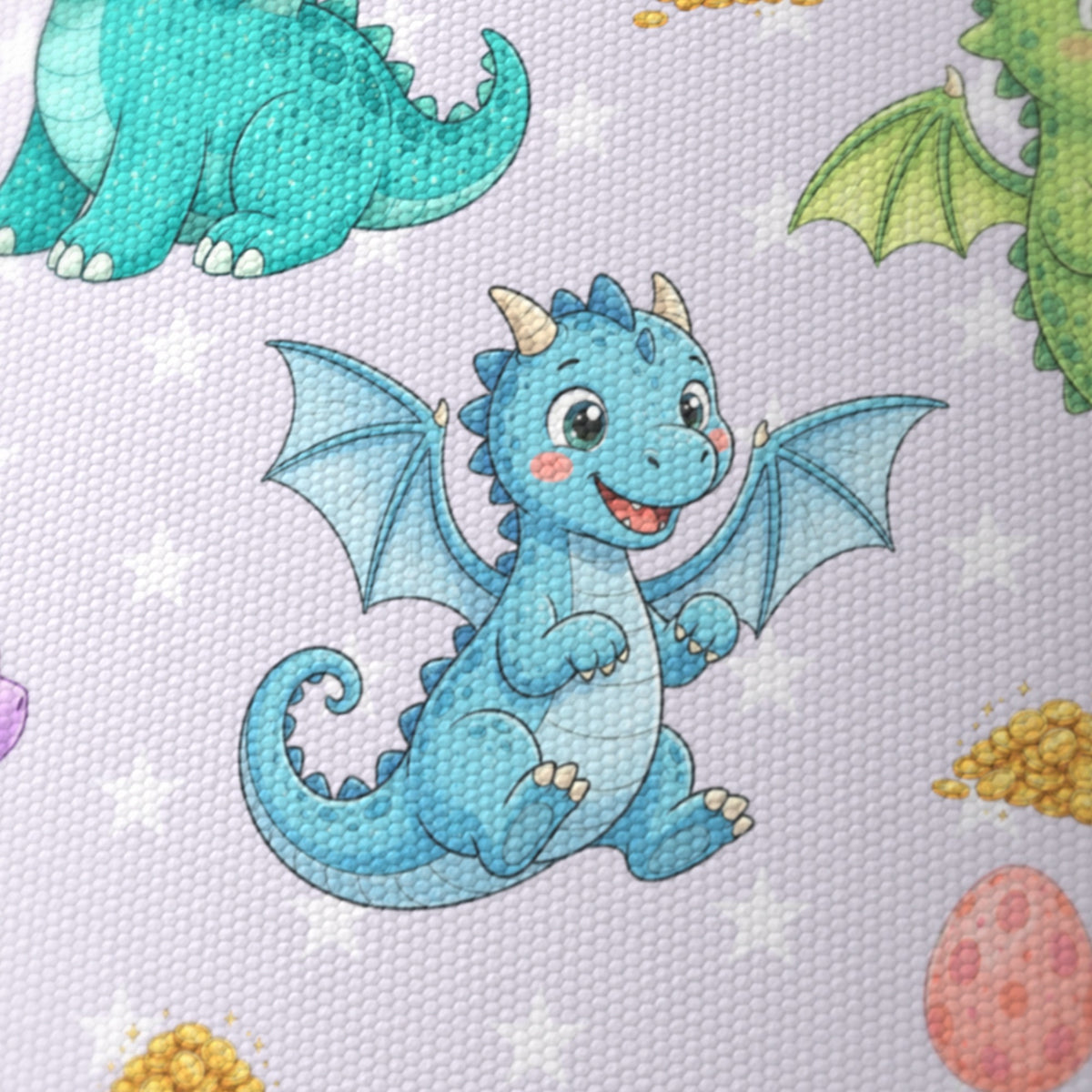 Lilac Dragons lampshade - 20cm x 18.5cm Ceiling - photo 6
