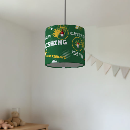 Pitch Reel It In lampshade - 20cm x 18.5cm Ceiling - photo 2