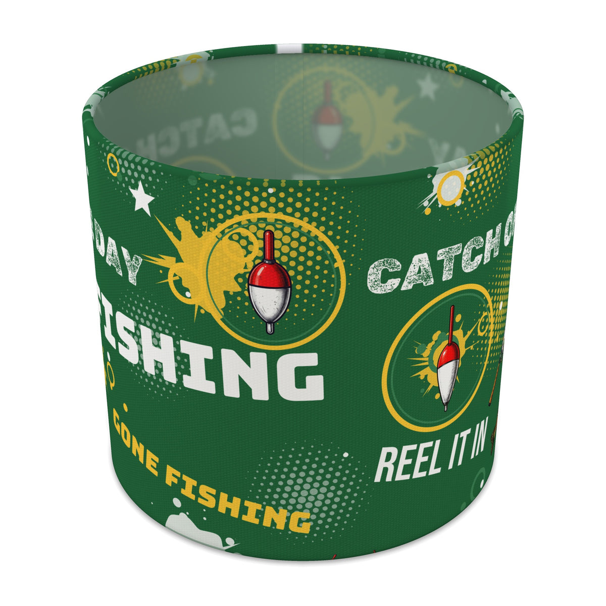 Pitch Reel It In lampshade - 20cm x 18.5cm Table