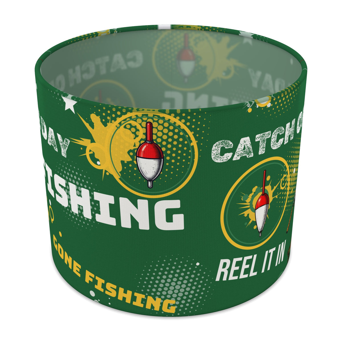 Pitch Reel It In lampshade - 25cm x 20cm Table