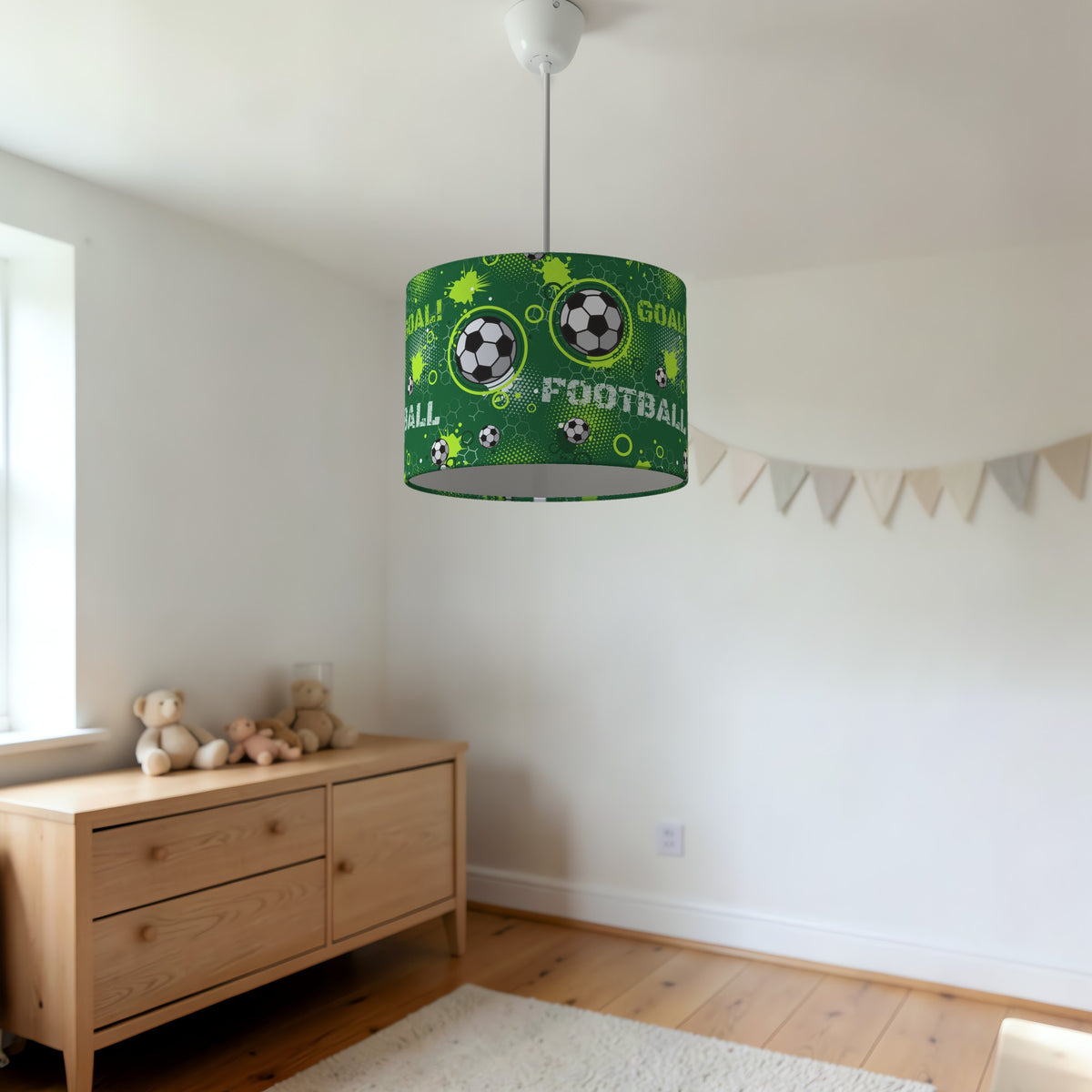 Pitch Football Crazy lampshade - 20cm x 18.5cm Ceiling - photo 3