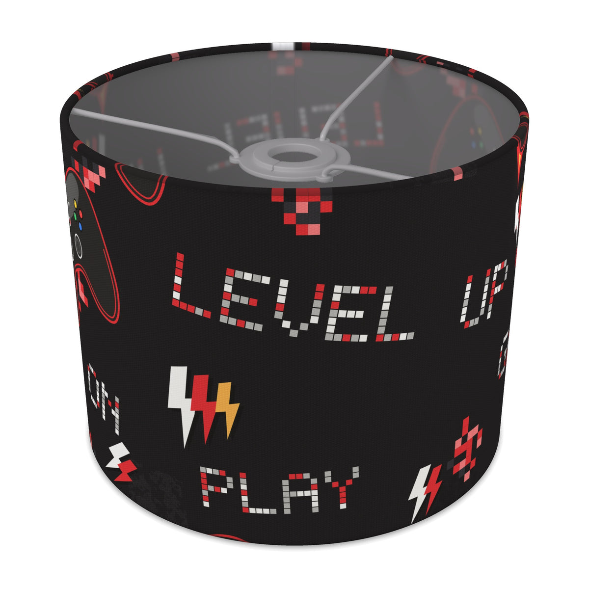 Black Game On lampshade - 25cm x 20cm Ceiling