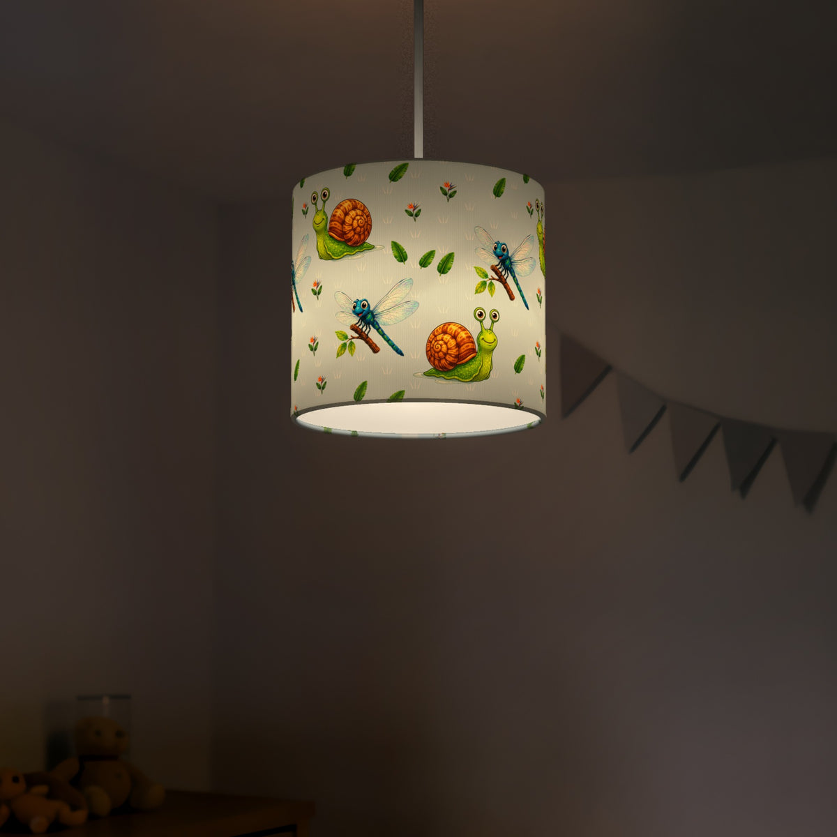 Sky Bug Friends lampshade - 20cm x 18.5cm Ceiling - photo 5
