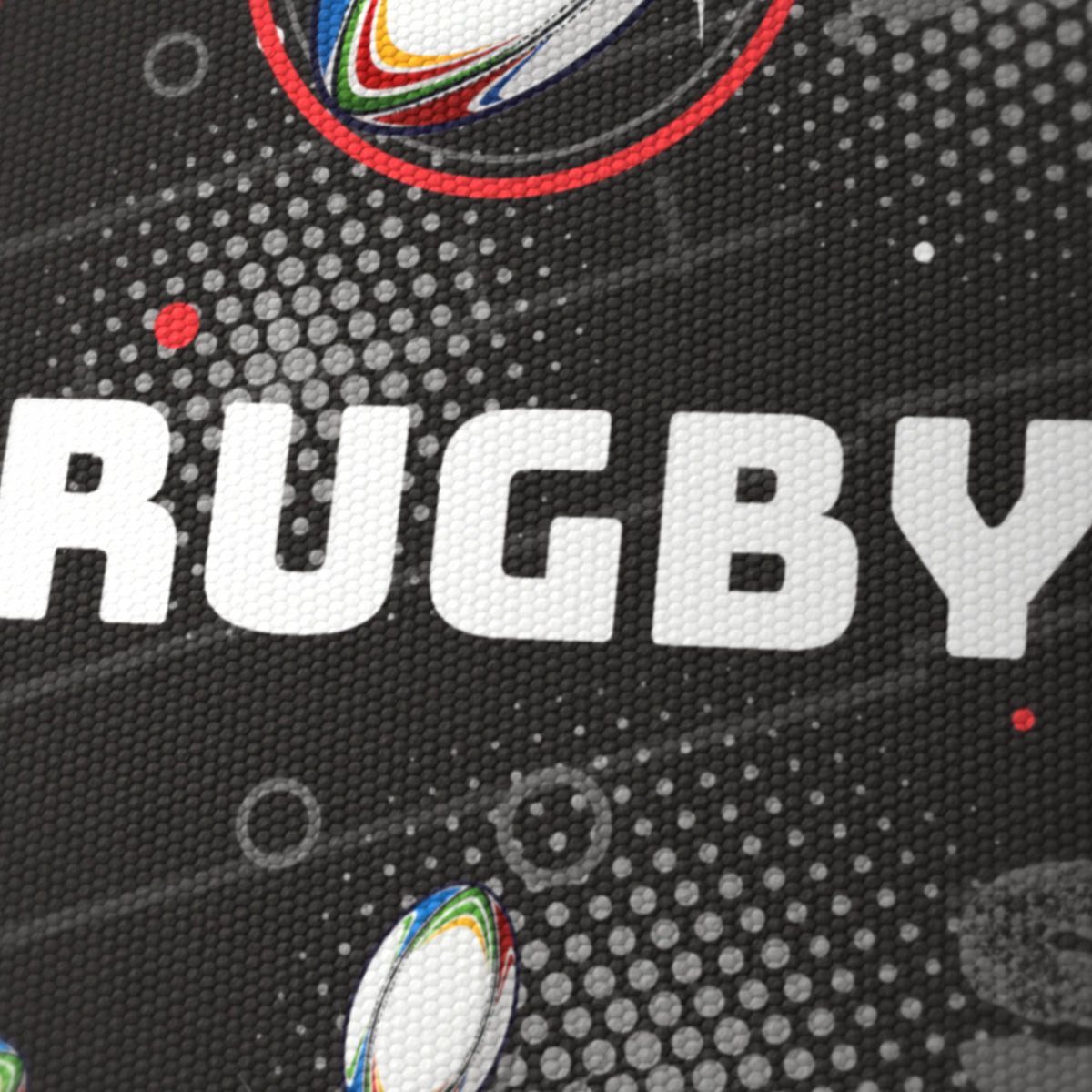 Black Rugby Crazy lampshade - 20cm x 18.5cm Ceiling - photo 6