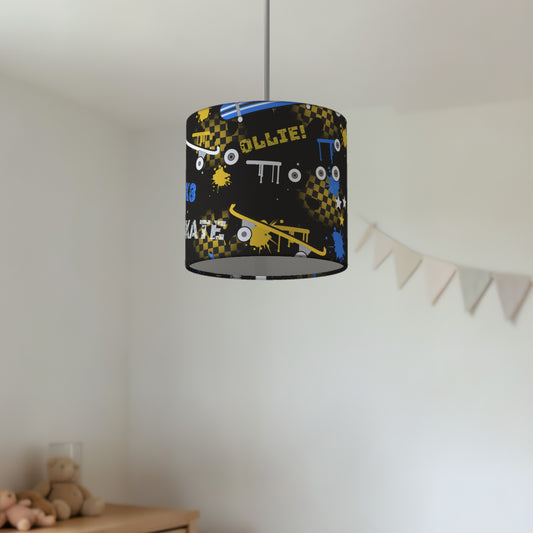 Black Skate Park lampshade - 20cm x 18.5cm Ceiling - photo 2