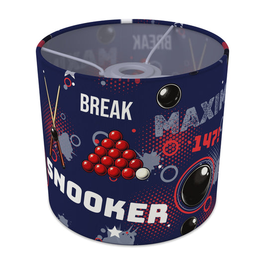 Navy Snooker Break lampshade - 20cm x 18.5cm Ceiling - main photo