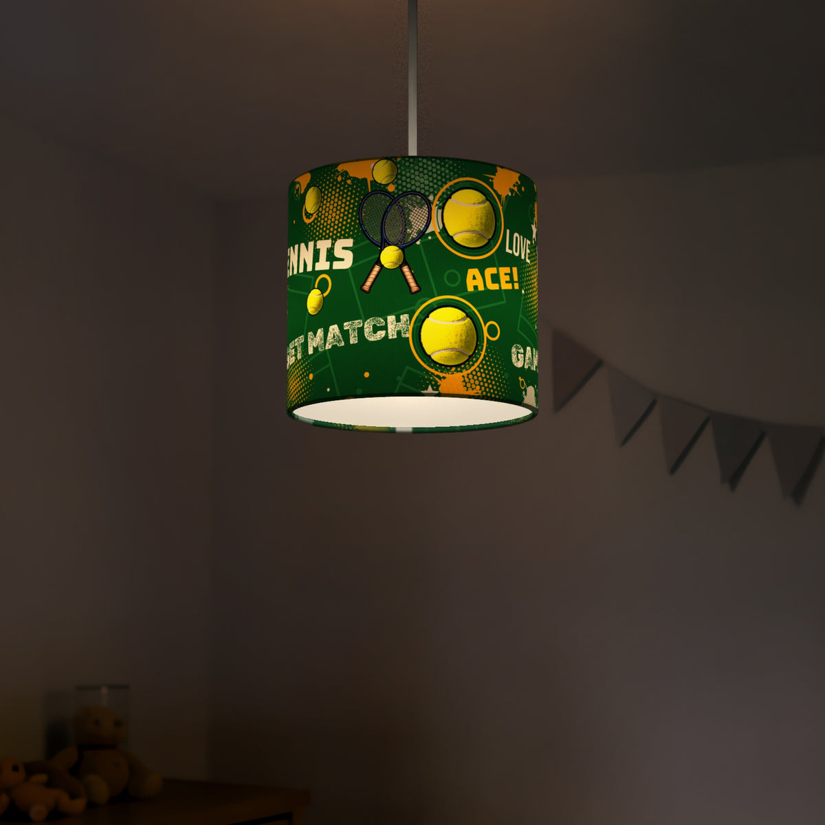 Pitch Tennis Ace lampshade - 20cm x 18.5cm Ceiling - photo 5