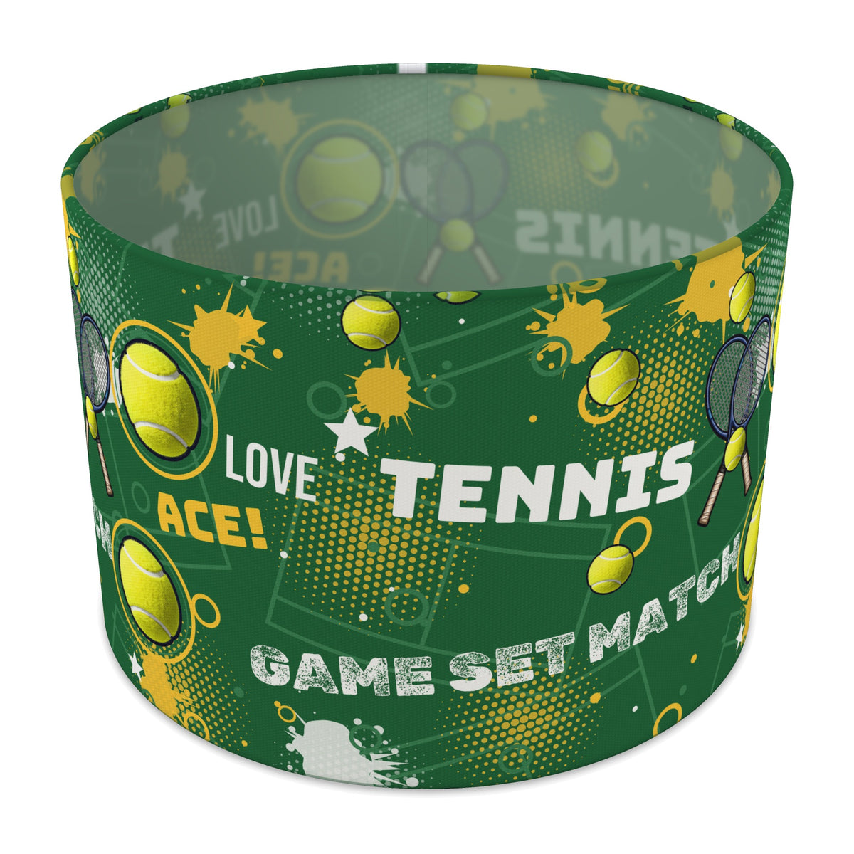 Pitch Tennis Ace lampshade - 30cm x 21cm Table
