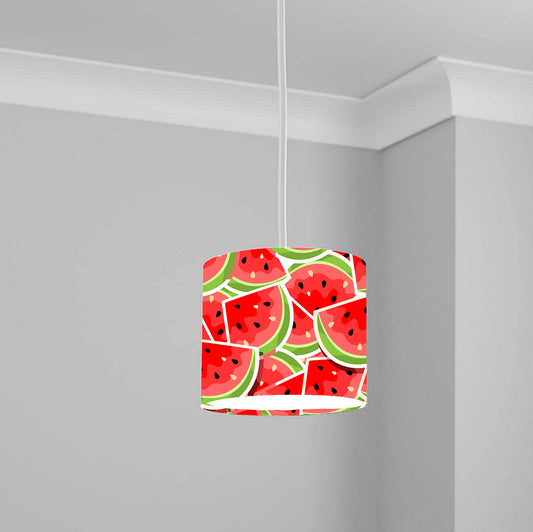 Vibrant Watermelon Print Ceiling Lampshade Lightshade for Room - 20cm x 18.5cm