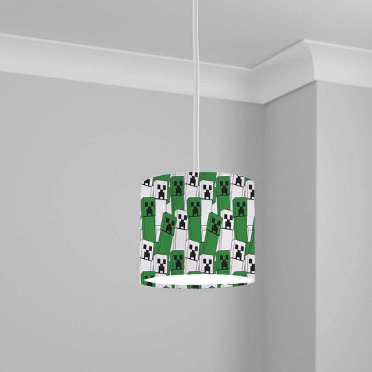 Pixels Mining Game lampshade Pattern Creeper Light Shade Lightshade 20CM X 18.5CM