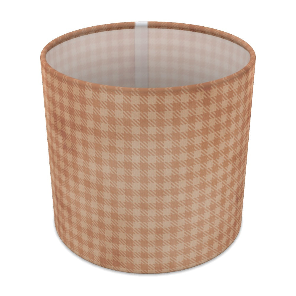 Warm Houndstooth Pattern lampshade - 20cm Table