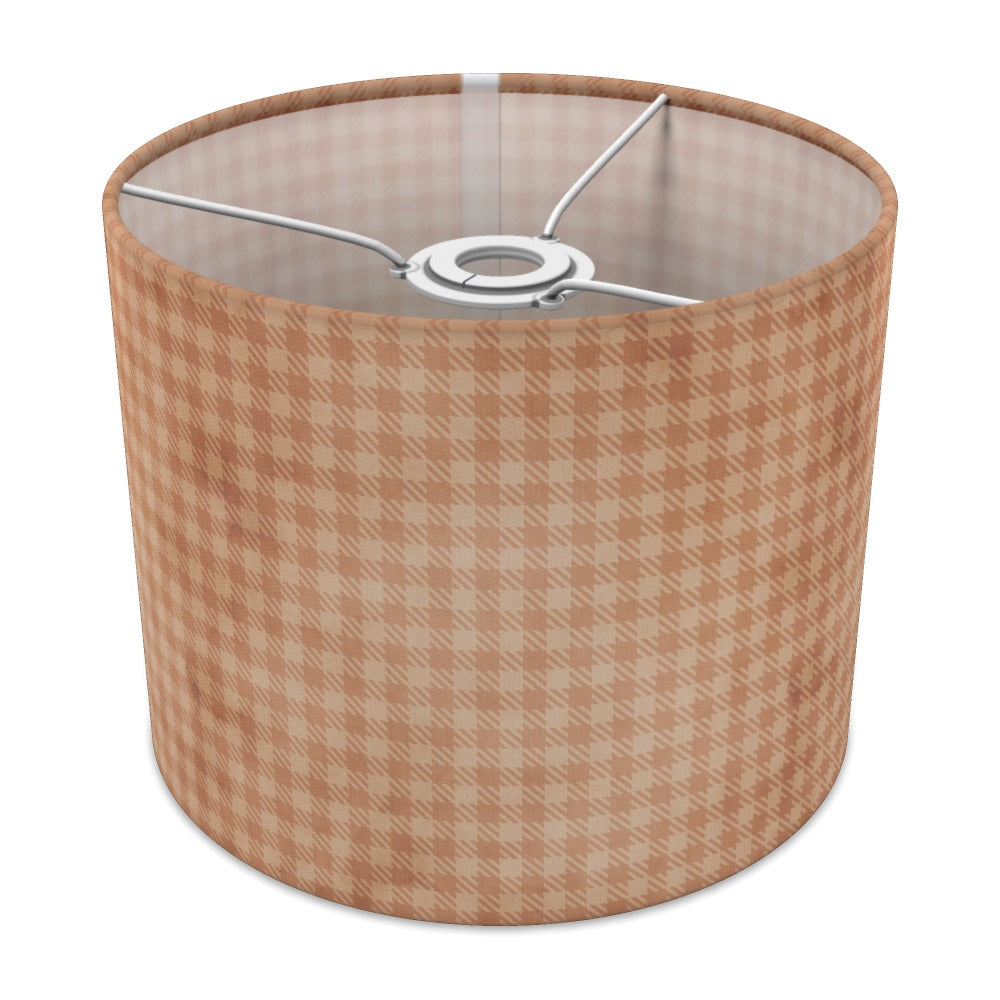 Warm Houndstooth Pattern lampshade - 25cm Ceiling