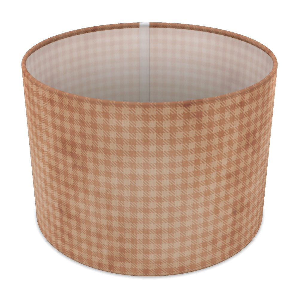 Warm Houndstooth Pattern lampshade - 30cm Table