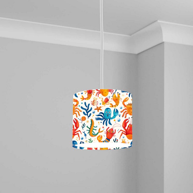 Aquatic Lampshade Kids Bedroom LightShade ver35 20CM X 18.5CM