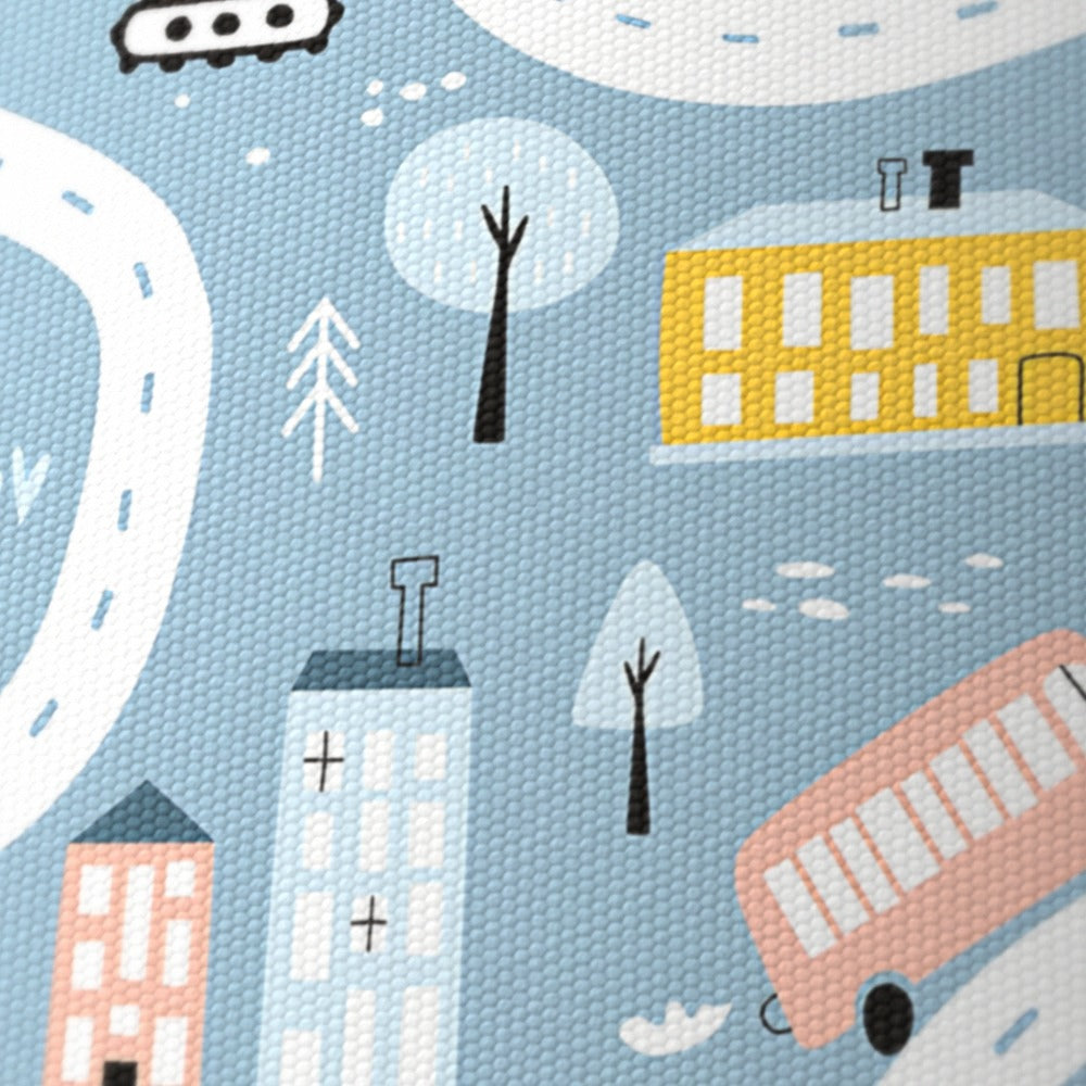Blue Roadmap Cars and Trucks lampshade