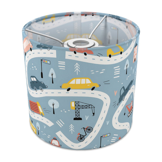Blue Roadmap Cars and Trucks lampshade - 20cm Ceiling