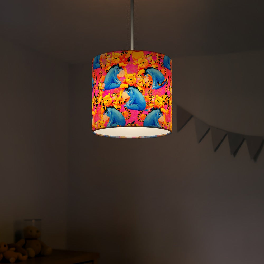 Colorful Animal Friends lampshade