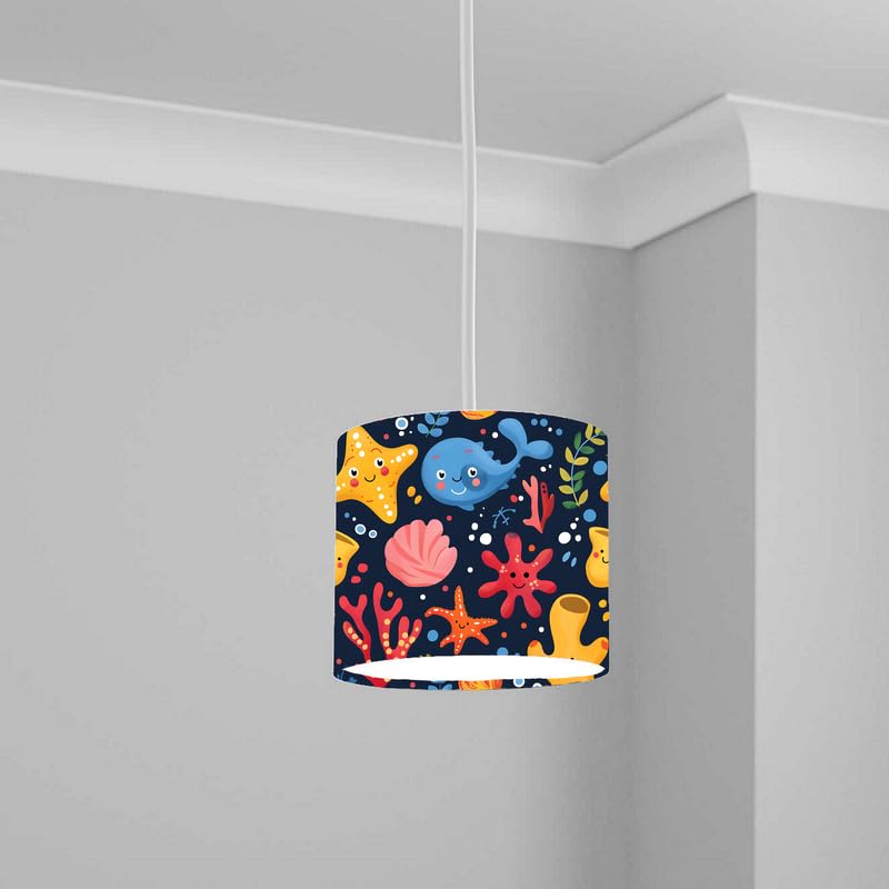 Aquatic Lampshade Kids Bedroom LightShade ver191 20CM X 18.5CM