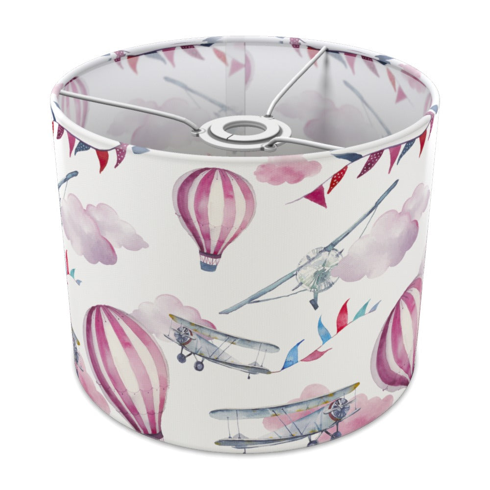 Pink Balloon and Airplane Pattern lampshade - 25cm Ceiling