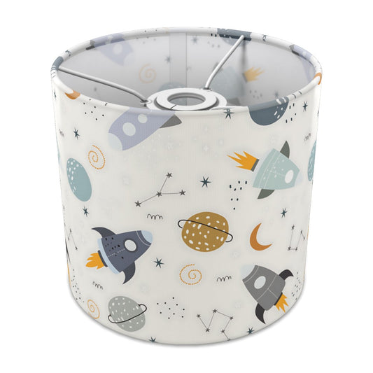 Rocket and Planet Space Theme lampshade - 20cm Ceiling