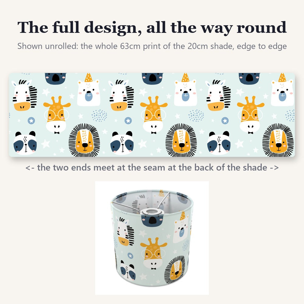 Adorable Safari Animal lampshade