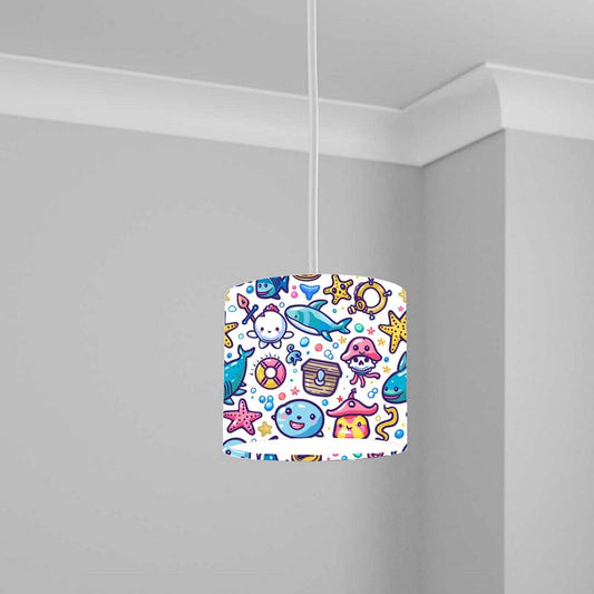 Aquatic Lampshade Kids Bedroom LightShade ver301 20CM X 18.5CM