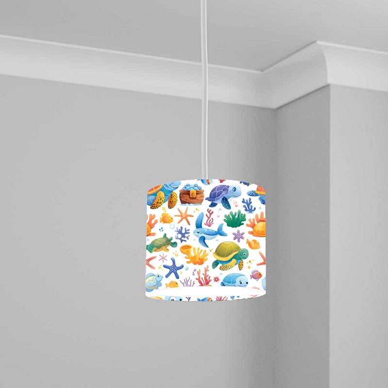 Aquatic Lampshade Kids Bedroom LightShade ver330 20CM X 18.5CM
