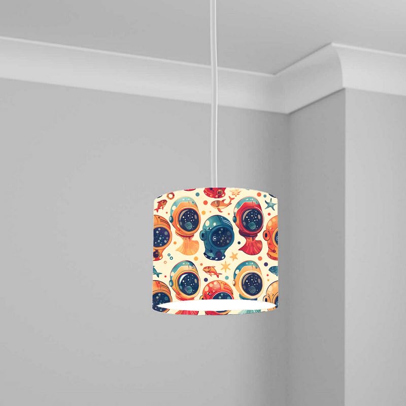 Aquatic Lampshade Kids Bedroom LightShade ver334 20CM X 18.5CM