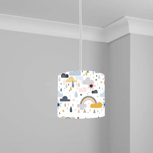 Cute Funny Dogs Baby Boys Nursery lampshade lightshade Printed Light Shade 20CMX18.5CM