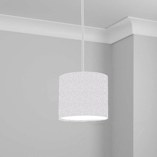 Grey Speckled Pattern Ceiling Lampshade Lightshade for Room - 20cm x 18.5cm