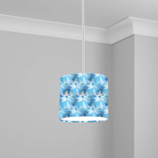 Blue Princess Fairy Tale Ceiling Lampshade Lightshade for Nursery - 20cm x 18.5cm