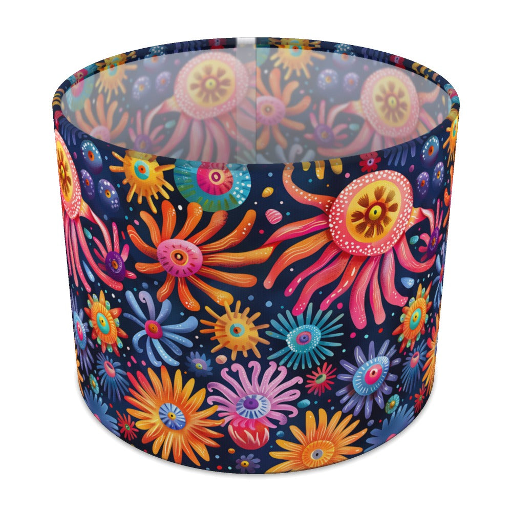 Colourful Swirls lampshade - 25cm Table