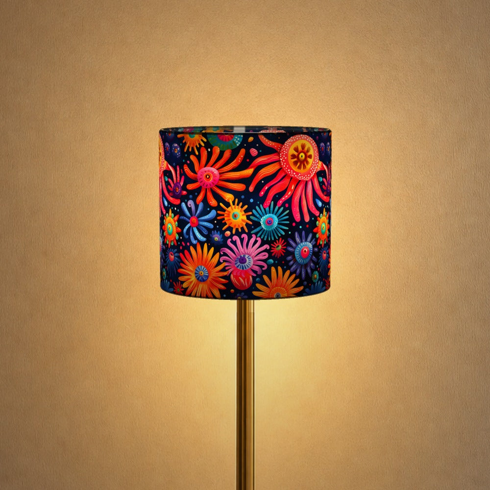Colourful Swirls lampshade