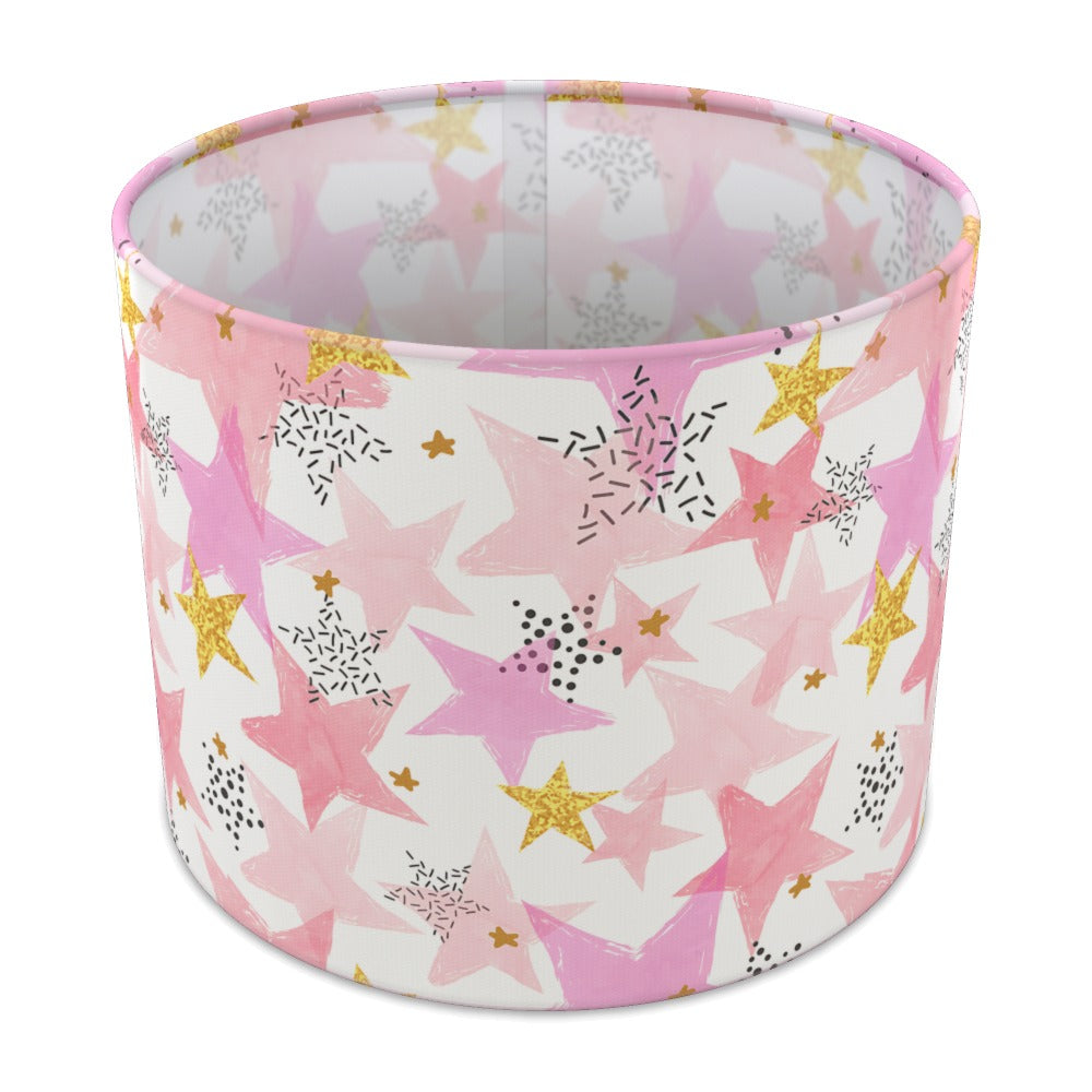 Pink Starry Sky lampshade - 25cm Table