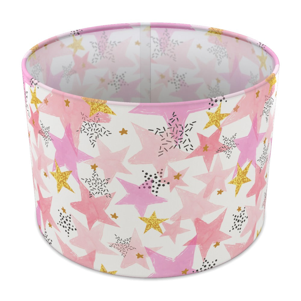 Pink Starry Sky lampshade - 30cm Table
