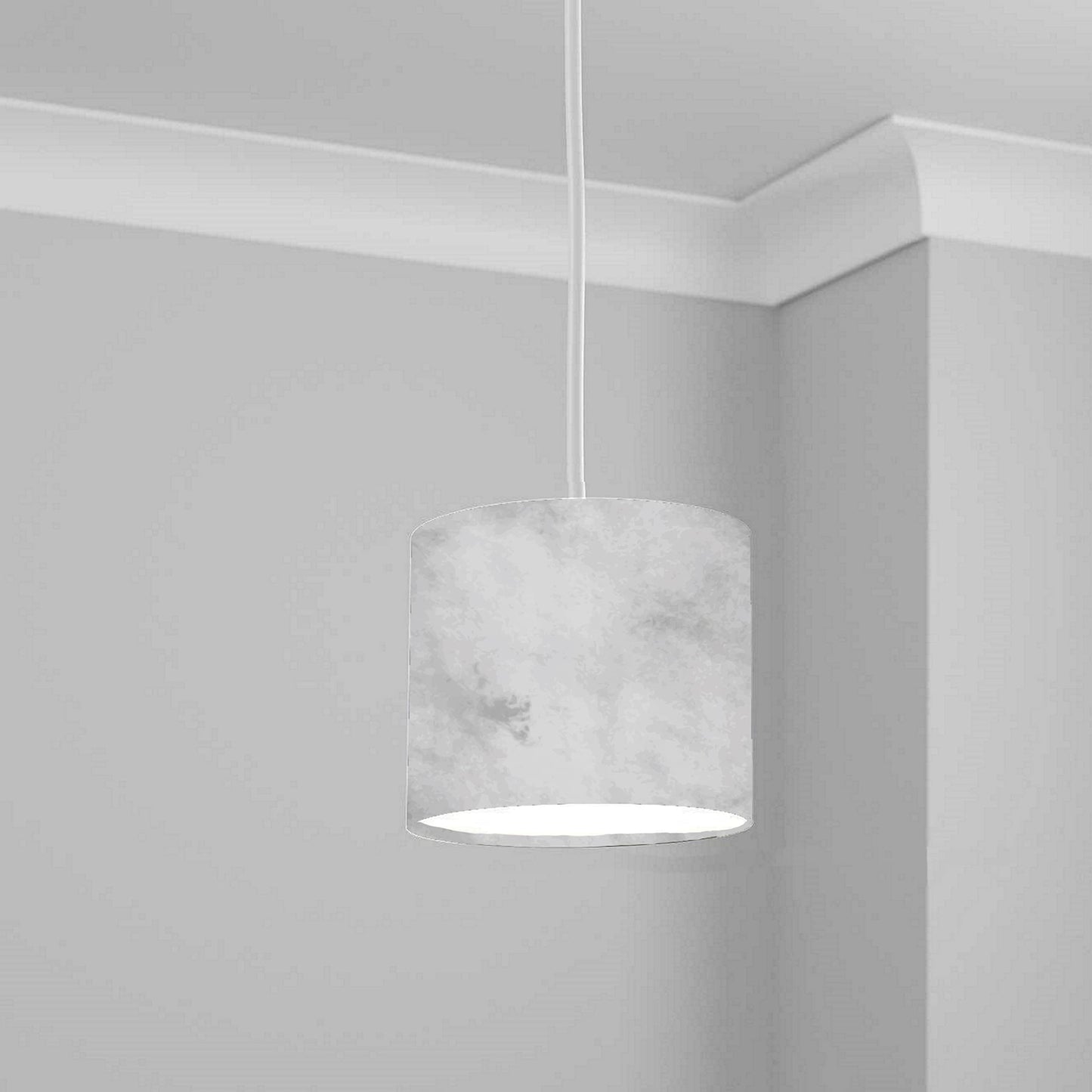 Grey Cloud Pattern Ceiling Lampshade Lightshade for Room - 20cm x 18.5cm