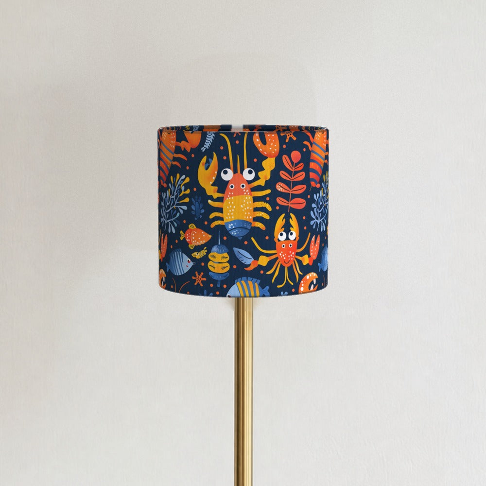 Bright Crabs lampshade