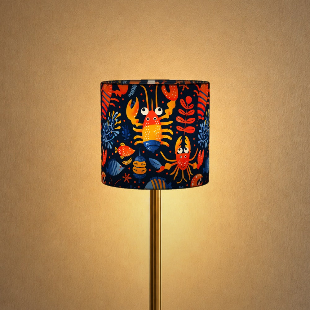 Bright Crabs lampshade