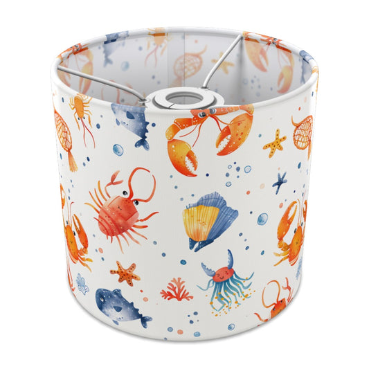 Colourful Crabs and Fish lampshade - 20cm Ceiling