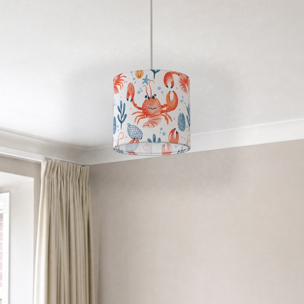 Playful Crabs lampshade