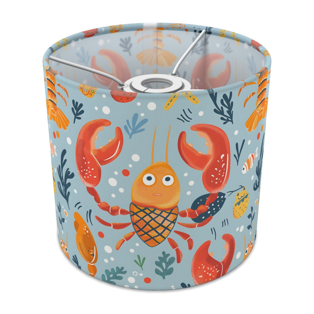 Bright Crabs and Fish lampshade - 20cm Ceiling