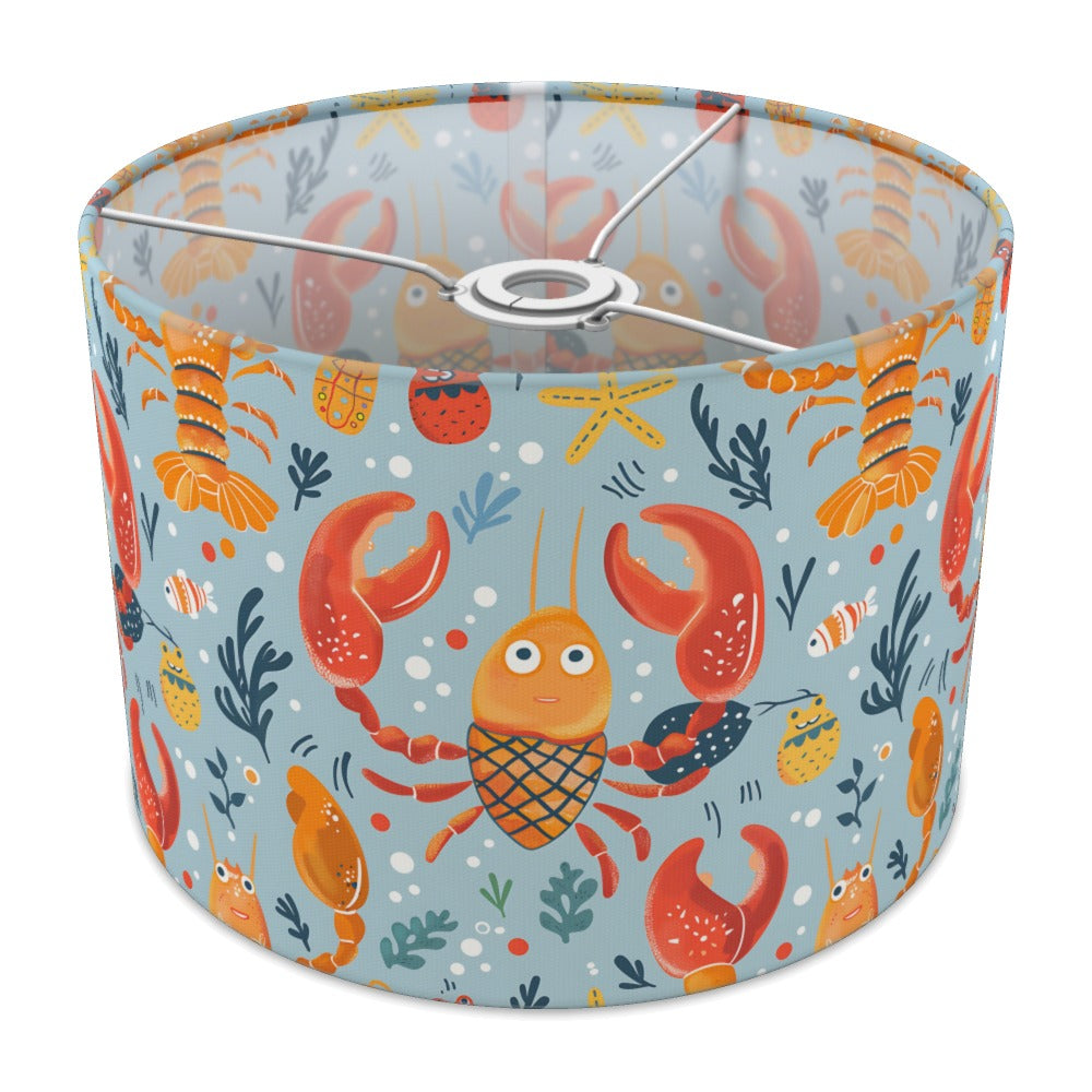 Bright Crabs and Fish lampshade - 30cm Ceiling