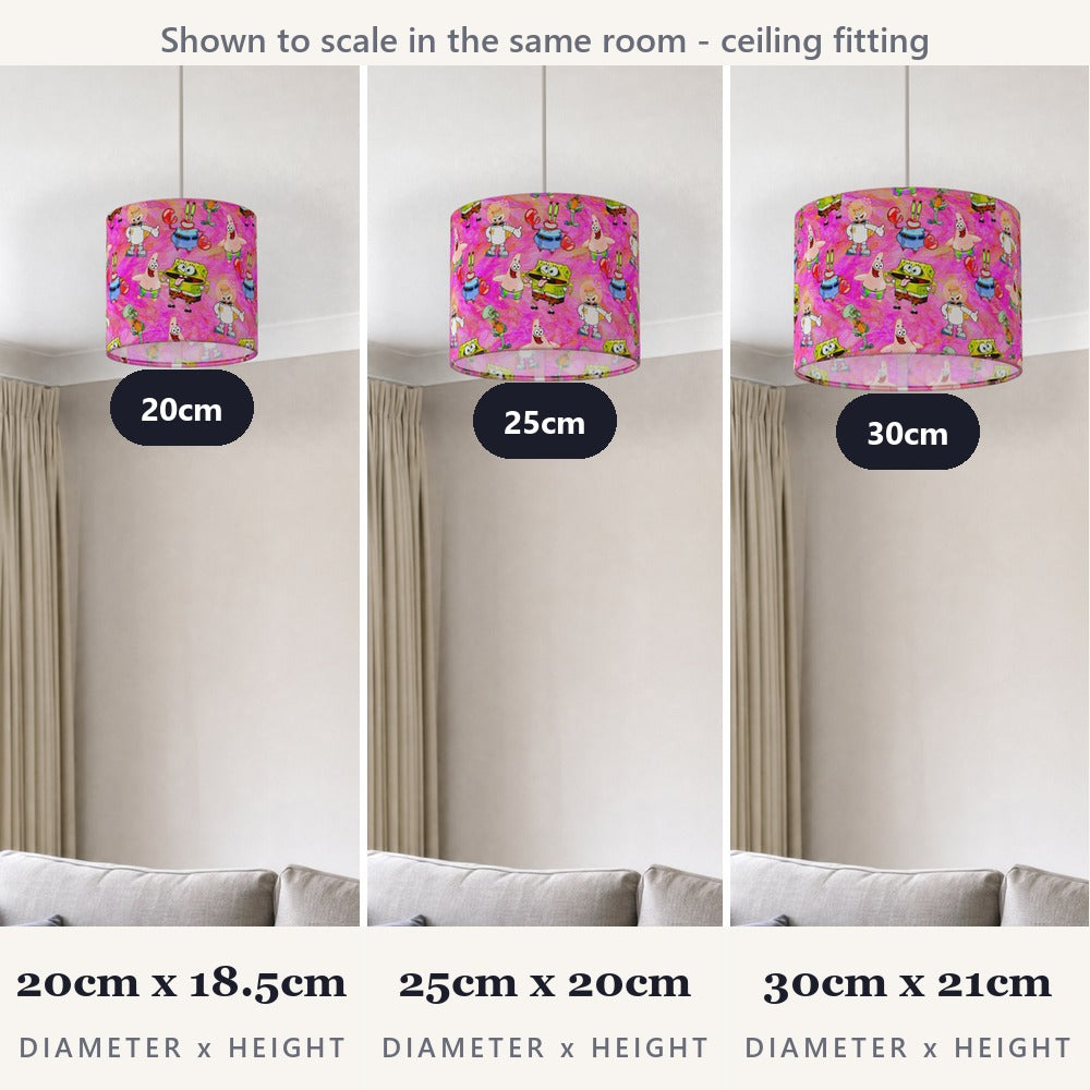 Cartoon Ocean Adventure lampshade