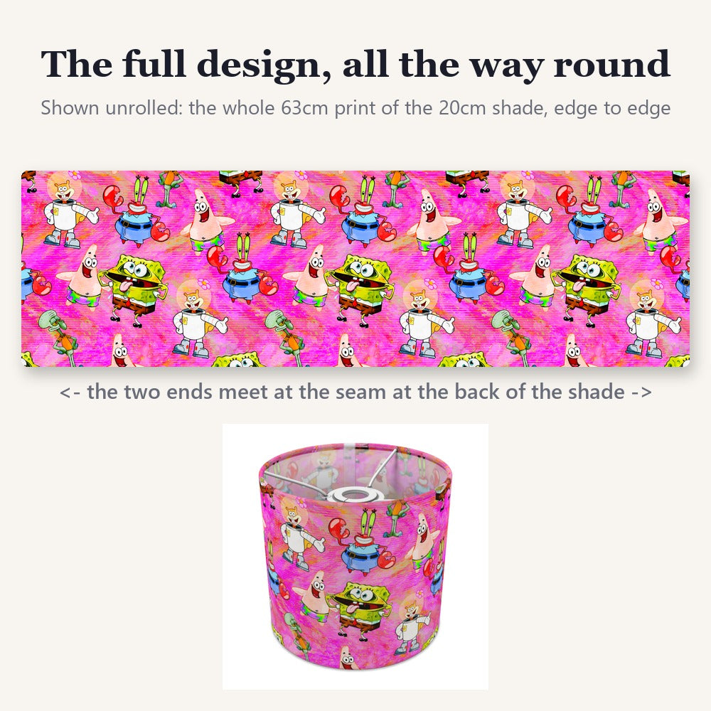 Cartoon Ocean Adventure lampshade
